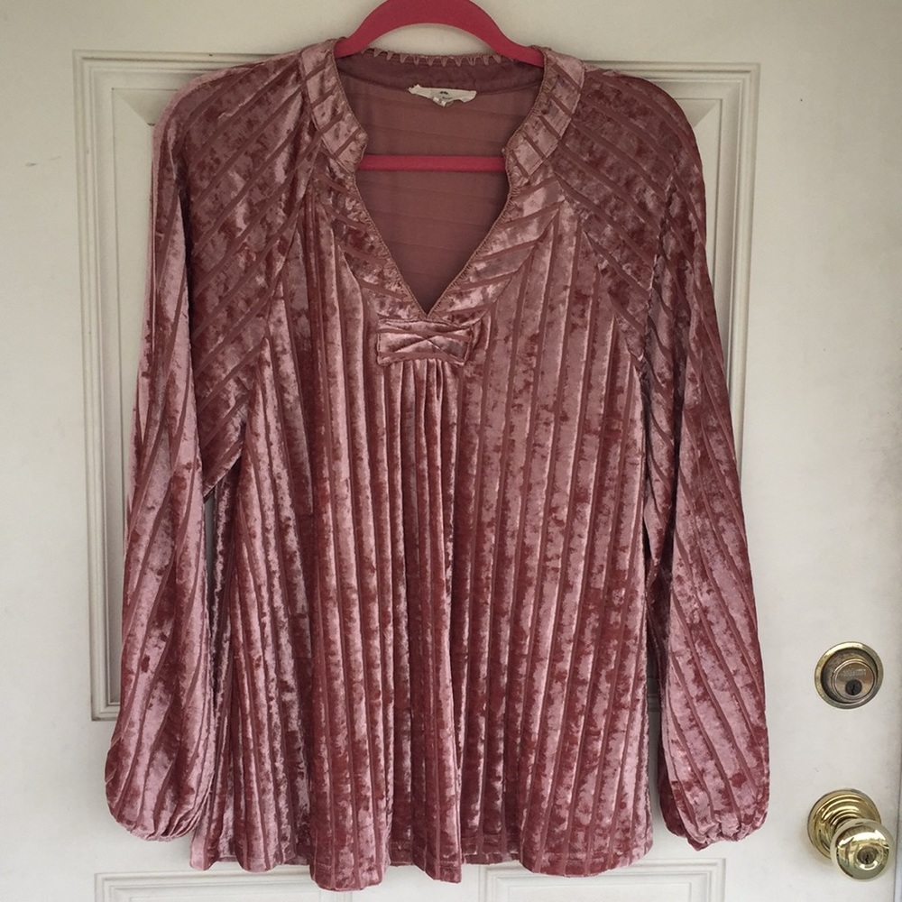 Entro Velvet Top - Picture 1 of 5